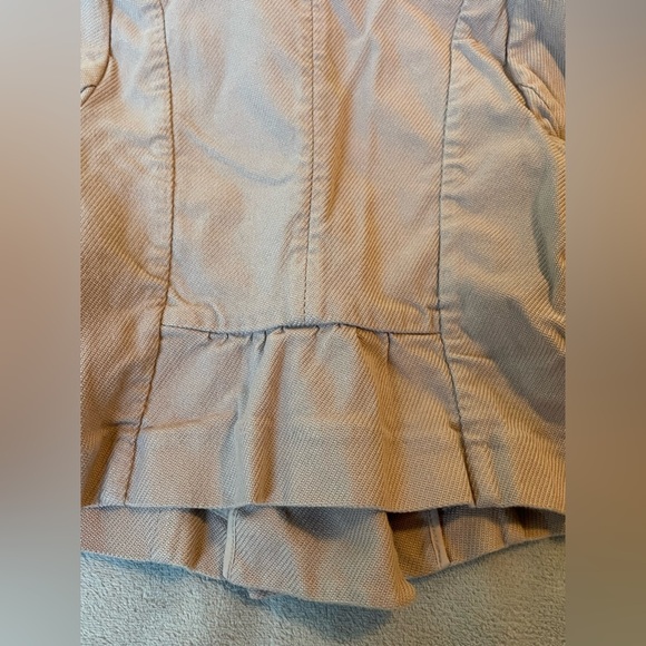 Express Design Studio Women's Double-Breasted Crop High Low Jacket - Light Pink - Picture 5 of 13